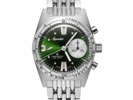 Aquastar 2022 Deepstar Greenwich Chronograph Wristwatch Sale