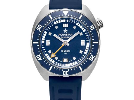 Aquastar Benthos H1 Blue Edition Dive Wristwatch For Sale