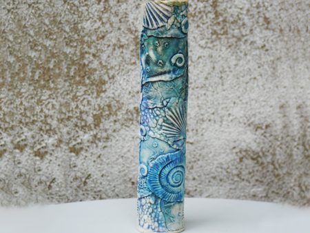 Ammonite Slim Pencil Vessel #2 Hot on Sale