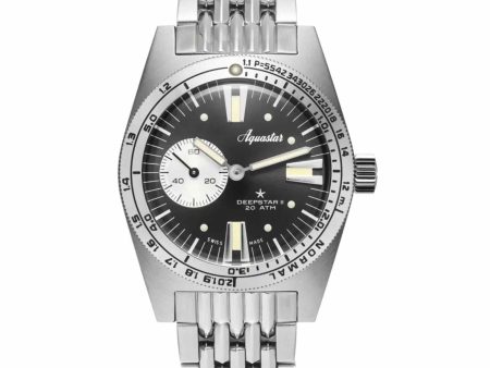 Aquastar Deepstar II Steel Grey On Bracelet Wristwatch on Sale